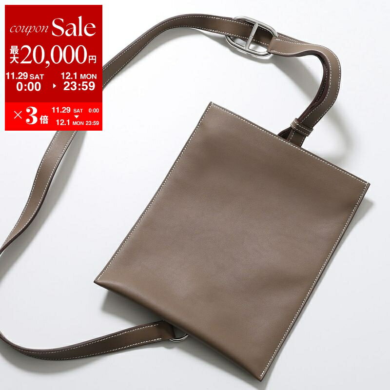 【最大2万円OFFクーポン対象・11/29～12/1限定】HERMES エルメス クロスボディバッグ Portefeuille Pochenplus ポルトフォイユ ポッシャンプリュス 083805CJ 083505CJ メンズ レディース シェーヌダンクル U刻印 SV金具 鞄 カラー2色