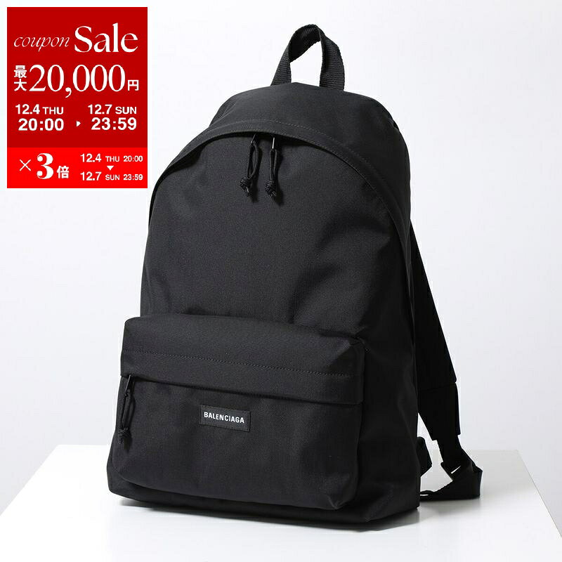 【最大2万円OFFクーポン対象・12/4-20時～】BALENCIAGA <strong>バレンシアガ</strong> バックパック EXPLORER BACKPACK 503221 2VZ37 メンズ リュック ロゴ 鞄 1000 5032212VZ371000【dc_kikaku】