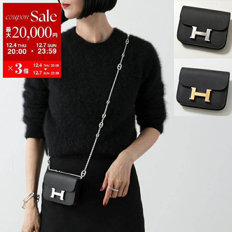 【最大2万円OFFクーポン対象・12/4-20時～】HERMES エルメス ウォレット コンスタンス スリム Constance Slim エプソン H082060CK H082060CC レディース レザー コインケース付き ウェストポーチ ミニ財布 カラー2色【dc_kikaku】