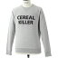 Trendy & Rare トレンディ&レア CEREAL KILLER 長袖 スウェット トレーナー スエット カラーHEATHERGREY メンズ