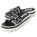 MSGM エムエスジーエム 2441MDS20 厚底 サンダル ロゴ コンフォート カラー110/ブラッ