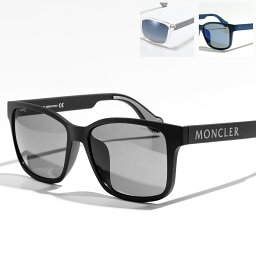 MONCLER <strong>モンクレール</strong> サングラス ML0164K メンズ メガネ スクエア ロゴ ライトミラーレンズ 眼鏡 アイウェア カラー3色