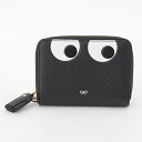 ANYA HINDMARCH AjnCh}[` 914581 Small Zip Round Wallet Eyes in U[ Eht@Xi[ ~jz z RCJ[hP[X K J[Black/ubN 45360