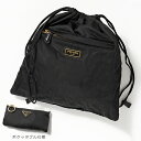 PRADA プラダ 1TT078 P2G F0002 ナイロン ポーチ 巾着バッグ トラベルポーチ ポケッタブル NERO 鞄 レディース