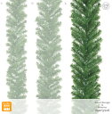 【防炎】270cmパインガーランドL(270cm)(幅35cm) クリスマスツリーオーナメント LED おしゃれ インテリア ヌードツリー 置物 ボール クラシック スノー 雪 北欧 商業施設 ホテル