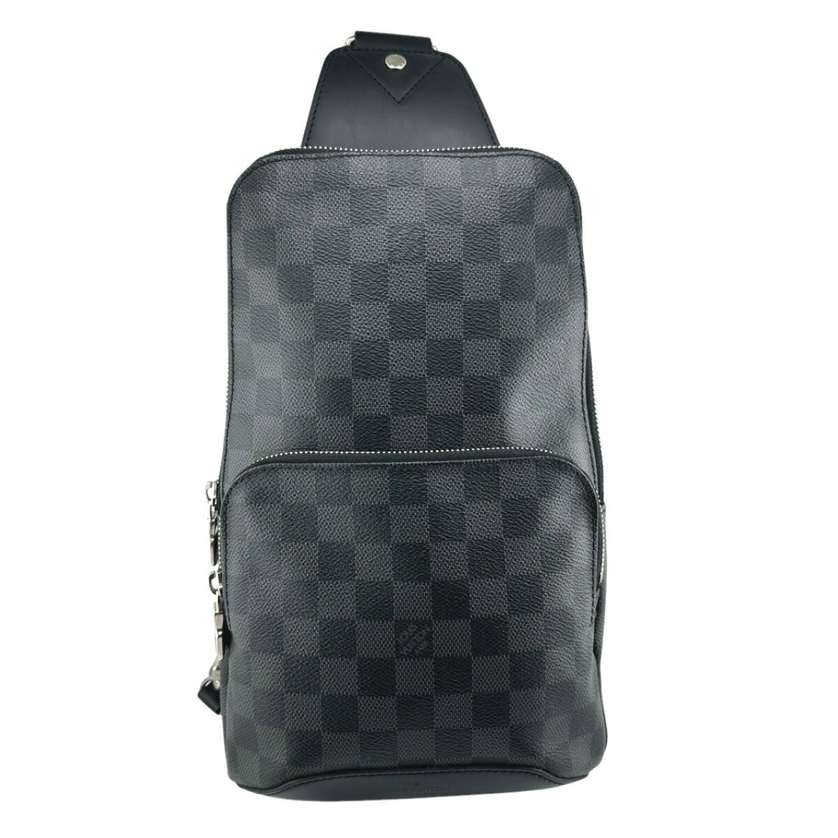 ルイヴィトン LOUIS VUITTON ショルダーバッグ ボディバッグ グラフィット アヴェニュースリングバッグ 旧型 ダミエグラフィットキャンバス N41719 ブラック LV 【SS】 【中古】