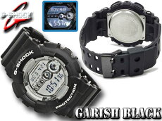 【あす楽対応】カシオCASIOGショックG-SHOCK腕時計GD-100BW-1GarishBlack【ガリッシュブラック】高輝度LEDバックライト【国内GD-100BW-1JFと同型】海外モデル【楽ギフ_包装】【新品】
