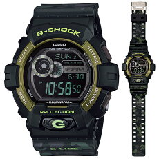 *送料無料サービス*CASIOカシオG-SHOCKGショック腕時計GLS-8900CM-1カモフラージュCamouflage迷彩【防水】GライドG-LIDE【国内品番GLS-8900CM-1JF】海外モデル【新品】