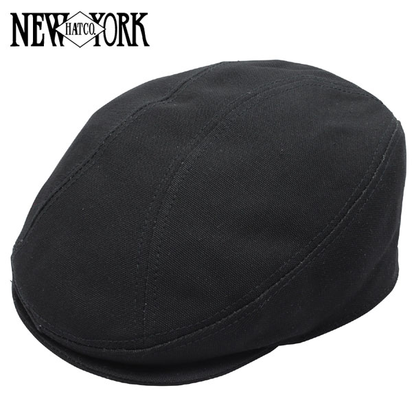 NEW YORK HAT Canvas 1900 BLACK ( ニューヨークハット キャンパス コットン ハンチング 黒 メンズ レディース 帽子 #6230 )