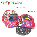 『定形外290円発送』2013盛夏新作【orange bon bon/オレンジボンボン】ミュージック メッシュキャップ≪50-56cm≫こども服 キッズ 帽子 ハット ぼうし ボウシ