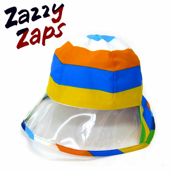 2012春新作【Zazzy Zaps/ザジーザップス】レインボー★レインハット≪50-56cm≫