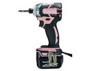 マキタ 充電式インパクトドライバー 18V/3.0Ah <TD149DRFXP・ピンク> バッテリ2個・充電器付 【TD146DX2後継 TD146DMX2 电动起子 充電式電動ドライバー セット品 女性 電池式 小型 コンパクト 電動ドライバードリル 電動ドリル 人気】