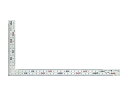 シンワ 曲尺 厚手広巾 シルバー 30cm 裏表同目 8段目盛 マグネット付 【矩尺 かねじゃく かね尺 サシガネ 差し金 直角 定規 名前 diy 建築 物差し 物差し 角厚 小型 鯨尺 価格 スコヤ 角度 勾配 工具 測る 直角定規】
