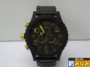 【質みなみ・二又瀬店】★5106★ニクソン★NIXON メンズ 腕時計 クロノグラフ クォーツ THE51-30 CHRONO ブラック系★USED/【中古】【質屋出店】