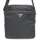 プラダ ショルダーバッグ ナイロン クロスボディバッグ 2VH002 ブラック【質みなみ・小倉店】【質屋】 PRADA 【中古】 KR207511