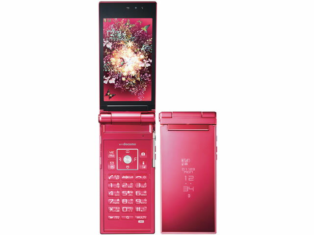 【送料無料】 docomo 富士通　F-02D　ピンク ☆白ロム☆新品未使用☆