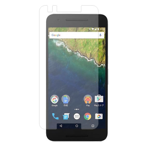 【反射防止】マットバブルレス液晶保護フィルムGoogle Nexus 6P SoftBank 5.7インチ 用 ★