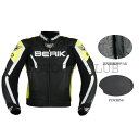 BERIK ベリック 牛革 レザージャケット 10546 BLACK/YELLOW