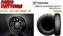 デイトナ イエロー 16×6J/5H-18 ヨコハマ ジオランダーMTワイルドトラクション 195R16 4本SET
