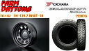 デイトナ ブラック 16×6J/5H-18 ヨコハマ ジオランダー MT ワイルドトラクション 195R16 4本SET