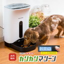 猫犬ごはん用 タイマー自動給餌器カリカリマシーン コンセント給電可能　安心の日本メーカー1年保証サポート 最新 音声録音機能搭載 コンセントでも電池でも使える自動えさやり機 自動きゅうじ器 留守も安心自動餌やり機