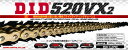 【送料無料】 DIDチェーン VXシリーズ 520VX2(120)ゴールド