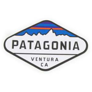 パタゴニア ステッカー フィッツロイクレスト B PATAGONIA FITZROY ベンチュラ シール ロゴ デカール カスタム デコ 新品 メール便 同梱可