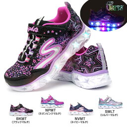 <strong>スケッチャーズ</strong> キッズ <strong>光る靴</strong> 10920L エスライツ GALAXY LIGHTS 子供 スニーカー ガールズ キッズ SKECHERS Girls S LIGHTS GALAXY LIGHTS 10920L