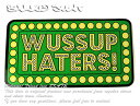 Shake Junt(シェイクジャント)ステッカー シール Wussup Haters! Sticker Green スケボー SKATE SK8 スケートボード HARD CORE PUNK ハードコア パンク HIPHOP ヒップホップ SURF サーフ レゲエ reggae スノボー スノーボード Snowboard NINJA X