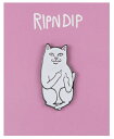RIPNDIP ピンバッジ ネコ 猫 ピンズ リップンディップ Lord Nermal Pin White スケボー SKATE SK8 スケートボード HARD CORE PUNK ハードコア パンク HIPHOP ヒップホップ SURF サーフ レゲエ reggae スノボー スノーボード Snowboard NINJA X