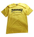 Thrasher Magazine(スラッシャー マガジン)Tシャツ Mag Logo s/s Tee Banana Yellow×Black スケボー SKATE SK8 スケートボード HARD CORE PUNK ハードコア パンク HIPHOP ヒップホップ SURF サーフ レゲエ reggae スノボー スノーボード Snowboard NINJA X