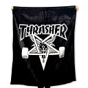 Thrasher Magazine(å㡼)֥󥱥å (US)Skategoat Blanket Black ܡ SKATE SK8 ȥܡ HARD CORE PUNK ϡɥ ѥ HIPHOP ҥåץۥå SURF  쥲 reggae Υܡ Ρܡ Snowboard NINJA X