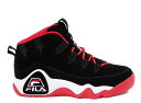Fila(フィラ)ハイカット スニーカー シューズ Grant Hill 1 Athletic Shoe Black×Red グラントヒル1 バスケ バスケットボール スケボー SKATE SK8 スケートボード PUNK パンク HIPHOP ヒップホップ SURF サーフ スノボー スノーボード Snowboard NINJA X