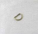Dカン 真鍮 Dカン 12mmx2mm クラフト 切れ目 あり 繋ぎ つなぎ パーツ ショルダー 紐 手芸 工芸 修理