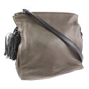 【店内10-30%OFF★緊急SALE開催中!!】【LOEWE】ロエベ フラメンコ ラムスキン ブロンズ レディース ショルダーバッグ【中古】Aランク