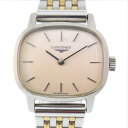 【スーパーセール★10-50%OFF対象商品】【LONGINES】ロンジン cal.5602 ステンレススチール×GP シルバー 手巻き レディース シルバー文字盤 腕時計【中古】