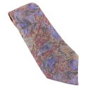 【renoma】レノマ 花柄 パープル メンズ ネクタイ【中古】A-ランク