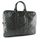 【GUCCI】グッチ ハンドバッグ 201480 PVC 黒...
