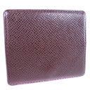 【LOUIS VUITTON】ルイ・ヴィトン ポルトモネ ボワット 小銭入れ M30386 タイガ アカジュ 赤茶 ユニセックス コインケース【中古】