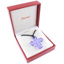 【Baccarat】バカラ パープル レディース ネックレス【中古】Aランク