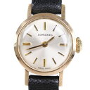 【スーパーセール★10-50%OFF対象商品】【LONGINES】ロンジン cal.410 ステンレススチール ゴールド 手巻き レディース シルバー文字盤 腕時計【中古】