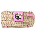 【店内10-30%OFF★緊急SALE開催中!!】【Kate Spade】ケイトスペード 籠 編み込み ベージュ レディース ショルダーバッグ【中古】A-ランク