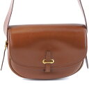 【店内10-30%OFF★緊急SALE開催中!!】【HERMES】エルメス バルドゴルフ ボックスカーフ 茶 レディース ショルダーバッグ【中古】