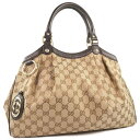 【GUCCI】グッチ スーキー 211944 GGキャンバス レディース トートバッグ【中古】Aランク