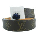 【9/25限定カードエントリーでP11倍確定】【LOUIS VUITTON】ルイ・ヴィトン サンチュール・キャレ M6801W モノグラムキャンバス レディース ベルト【中古】Aランク
