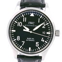 【IWC】インターナショナルウォッチカンパニー マーク16 IW325501 ステンレススチール×レザー ブラック 自動巻き メンズ 黒文字盤 腕時計【中古】