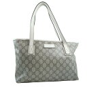 【GUCCI】グッチ 181086 GGスプリームキャンバス 茶 レディース トートバッグ【中古】