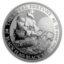 2020 ツバル 黒旗:ロイヤル・フォーチュン5ドル銀貨 5オンス 新品未使用