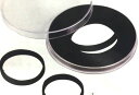 厚みのあるコイン対応 丸型クリアーケース 21mmから62mm用 【10枚】入り コインの厚さ4.5mmまで対応用 (ライトハウス社製コインカプセル)