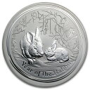 2011年製 兎(ウサギ)銀貨 1KG クリアーケース付き